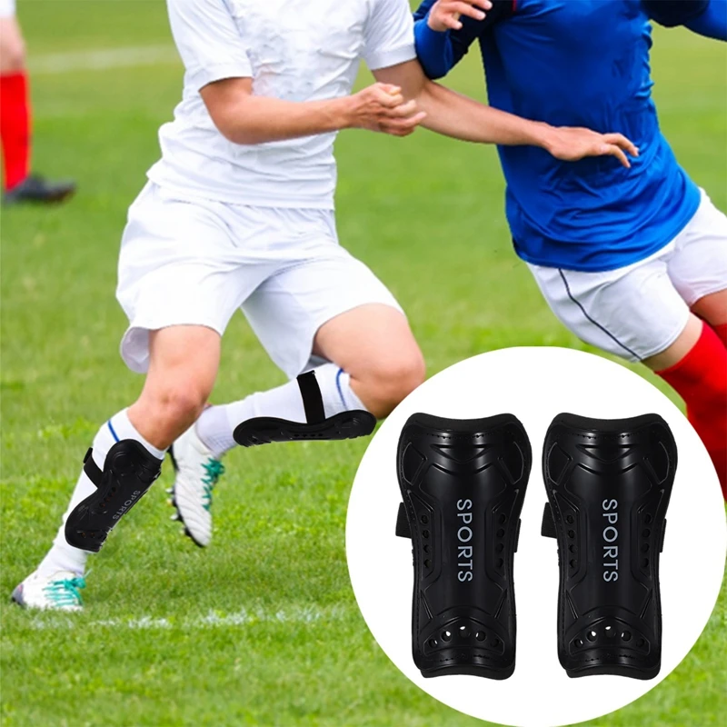 Soccer Kicking Shin Guards Adult Football Hard Pads 1 Pair Sock Insert Board Legging Protective Gear Training Leg Protector