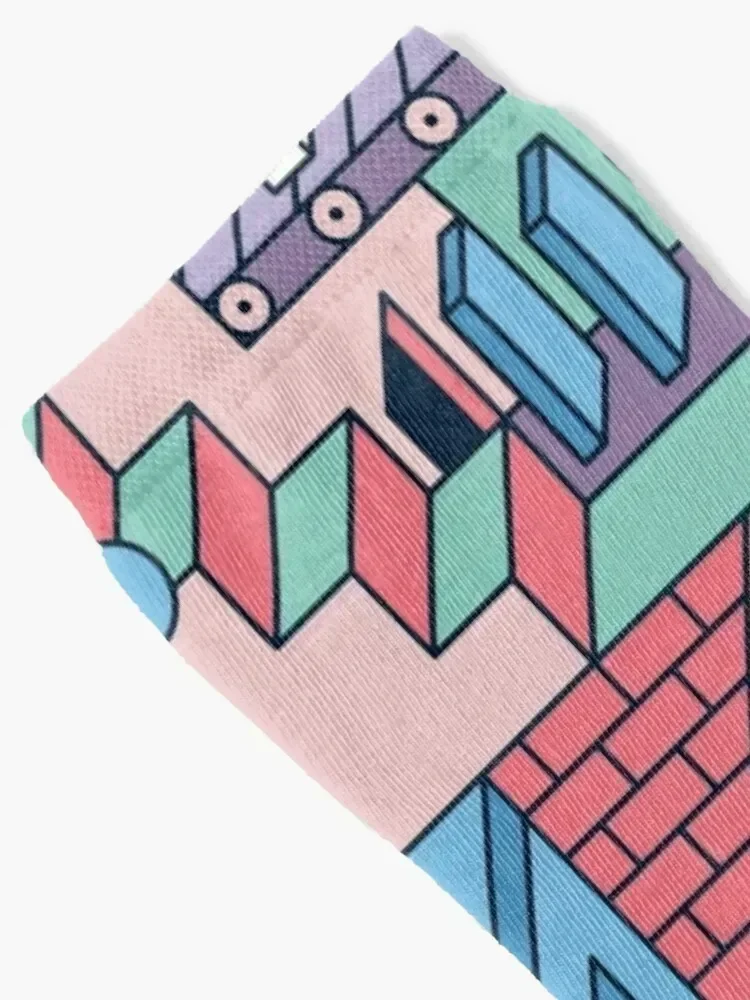 80's Escher Socks hockey sport Run Toe sports Men's Socks Women's