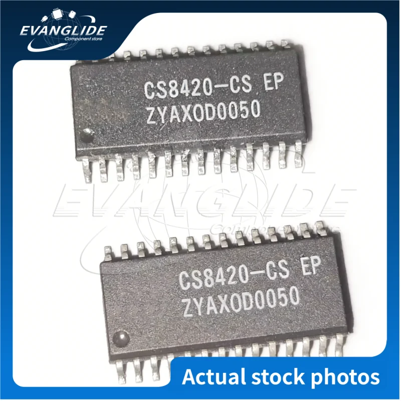 

5 PCS/LOT Original & New CS8420 CS8412 CS8412-CSZ CS8420-CSZ SOP28 Digital Audio interface receiver chip