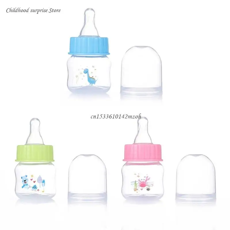 Baby Milk Bottle Mini Size Newborn Bottle Infant Pet Bottle Baby Feeding Essential Nursing Supplies Infant Water Dropship