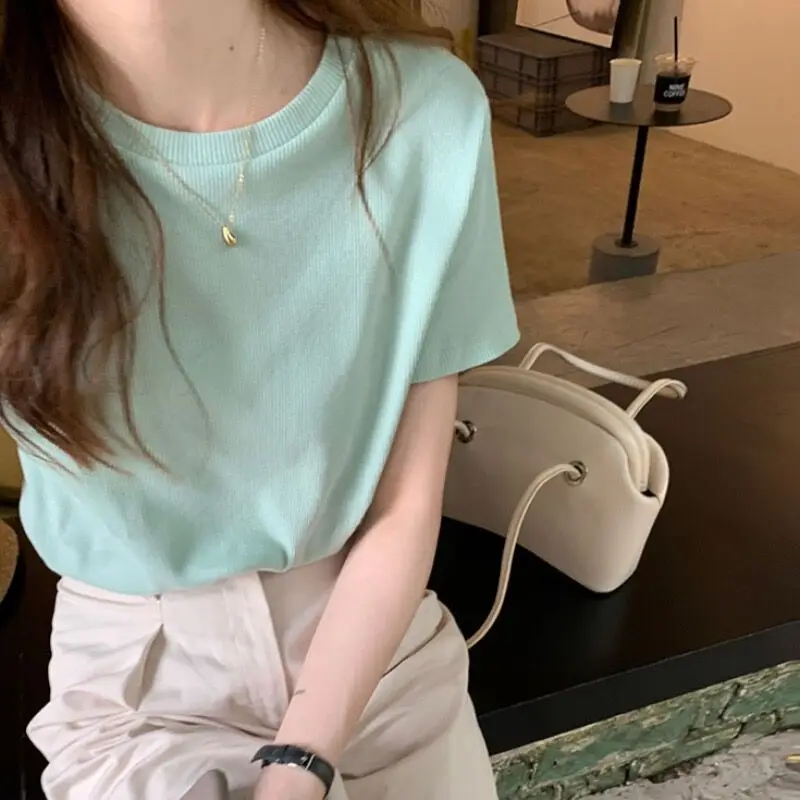 

Sli ort Sve T-irt Women's 2023 New Faion Unique Design ort Top Base irt Polyester Spandex Blend Spring Season