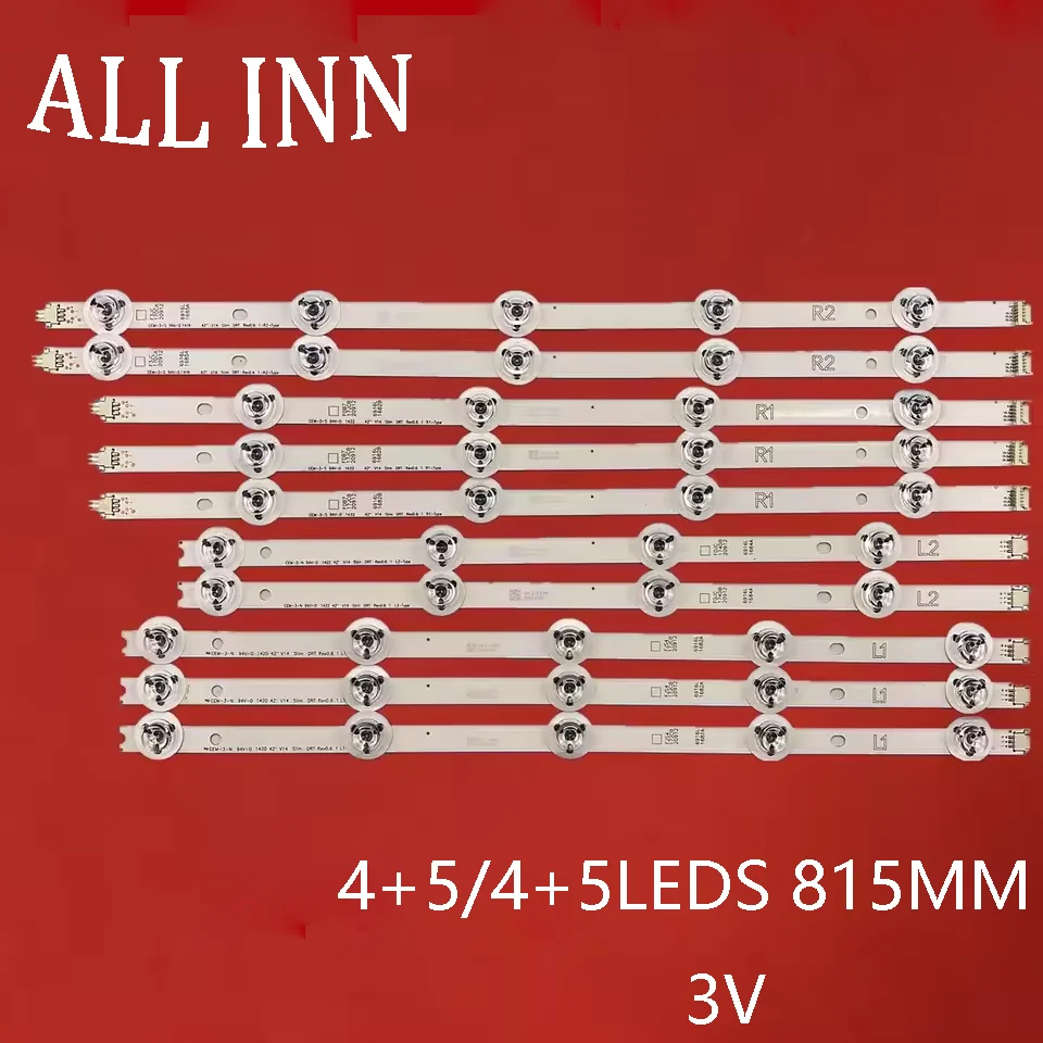 LED شريط إضاءة خلفي ل 42 "V14 42LB670V 42LB671V 42LB673V 42LB675V 42LB677V 42LB679V 42LB700V 42LB730V 42LB731V 42LB720V #1