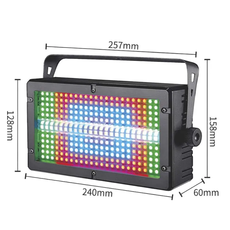 100 واط صغير ماجيك B ضوء اصطرابي شريط احترافي خلفية الصباغة ضوء المرحلة لايف تيار rgb ضوء فلاش بالجملة #5