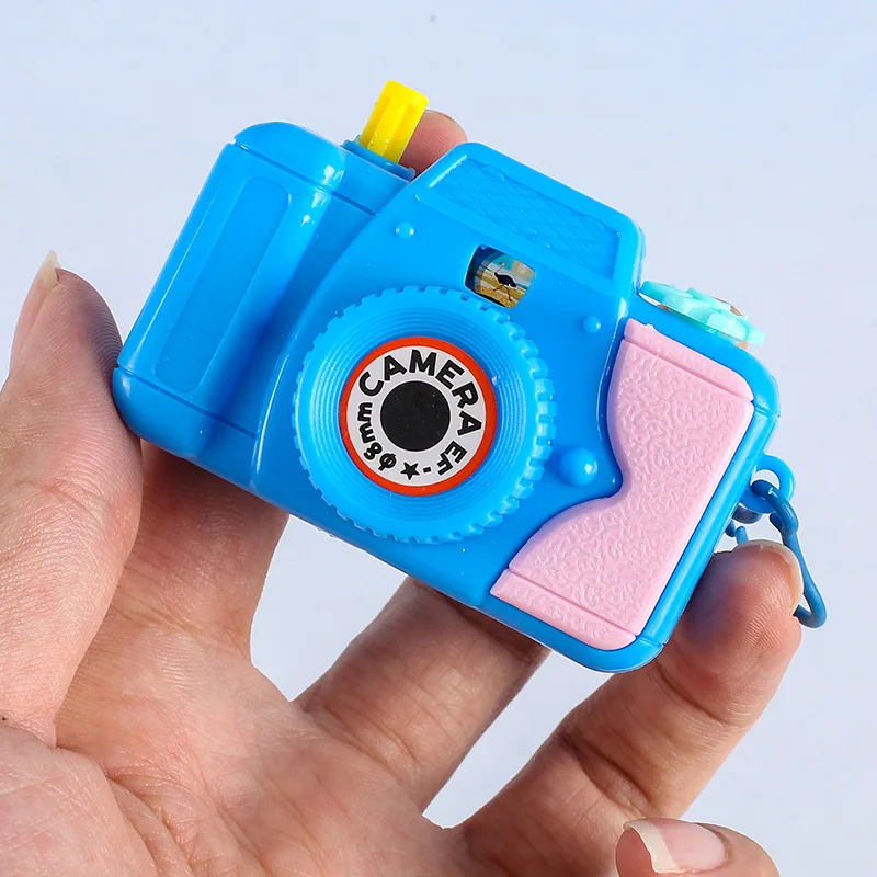 1pc Funny Mini Animal Pattern Cartoon Camera Toy Creative Kids Educational Toys For Children Baby Perfect Projection Camera Gift