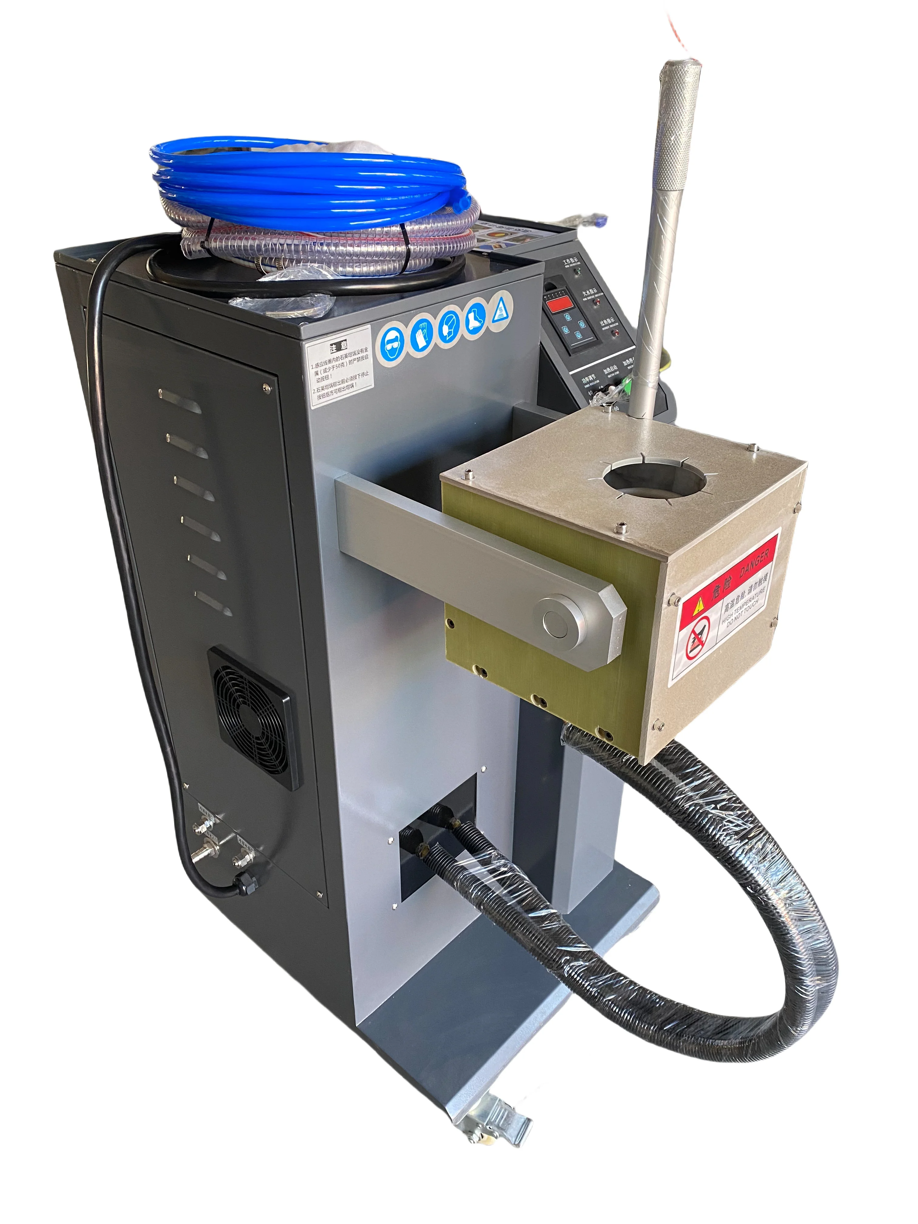 Vertical gold melting furnace use quartz crucible