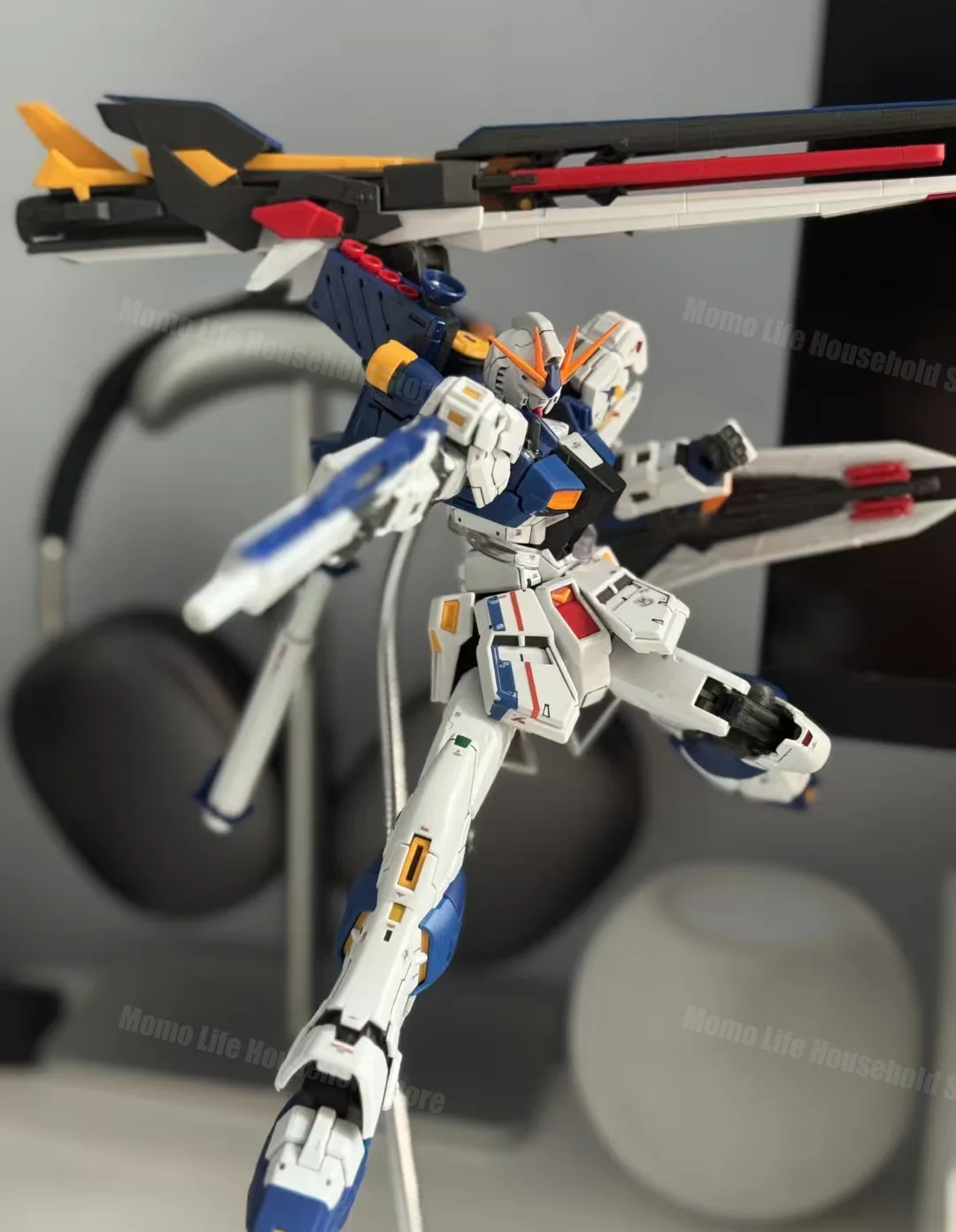 متوفر في المخزون GAOGAO 1/144 RG RX-93ff Fukuoka تجميع نموذج أطقم هيكل عظمي بلاستيكي أنيمي عمل الشكل روبوت نموذج بلاستيكي الهدايا اللعب