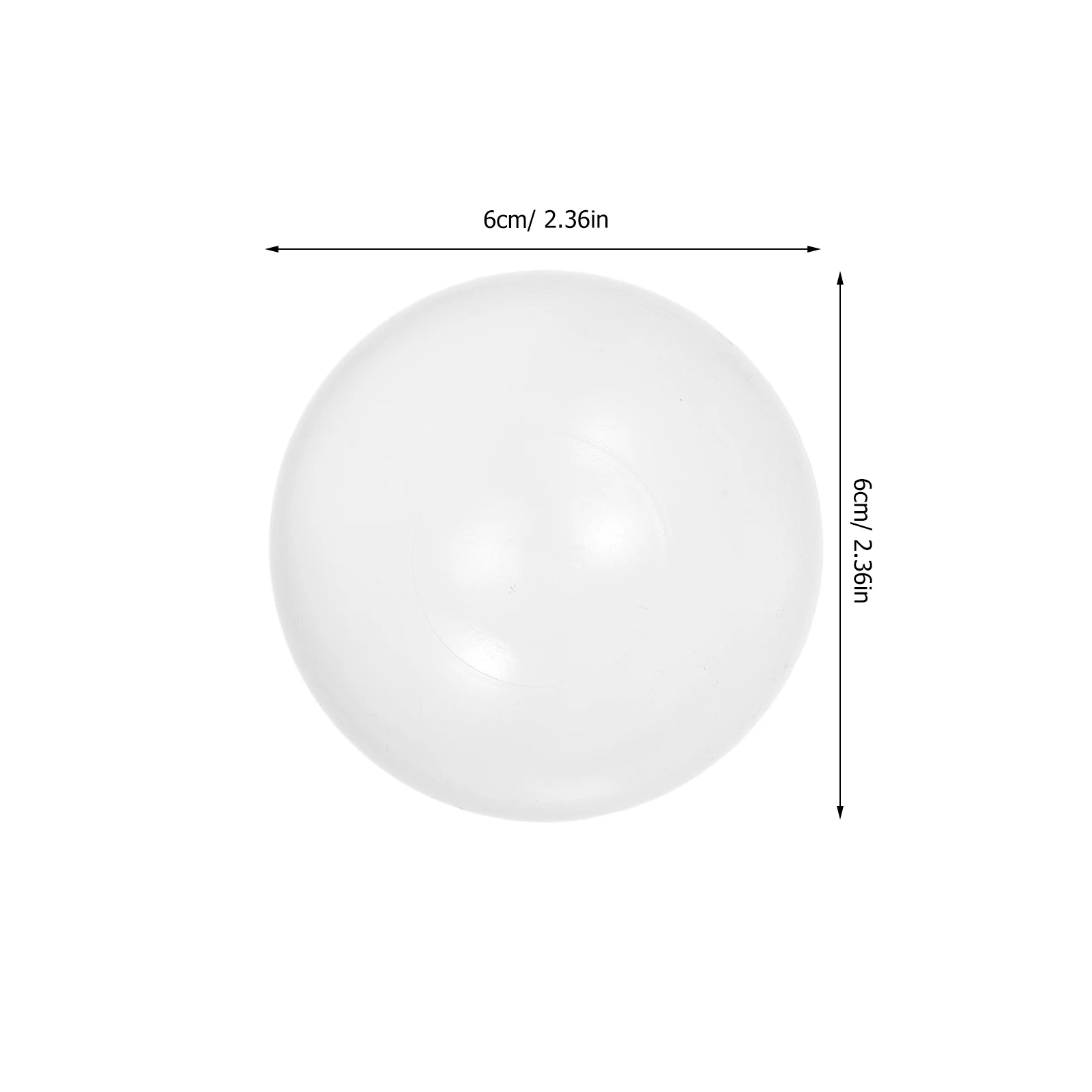 50 Stuks Oceaan Bal Clear Crush Proof Plastic 6 Cm Zachte Speelballen Voor Kids Party Zwembad Speeltuin spelen Tent Bal
