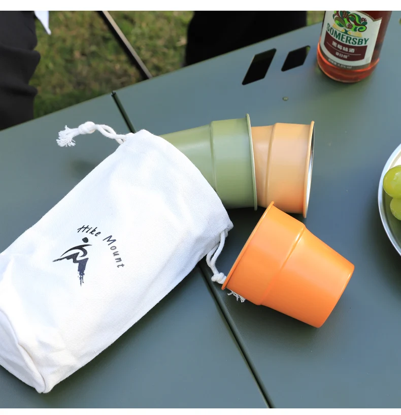 

Eco-Friendly 304 Stainless Steel Coffee Cup Household Large Capacity Water Cup Tea Cup Set Modern Design For Outdoor Camping