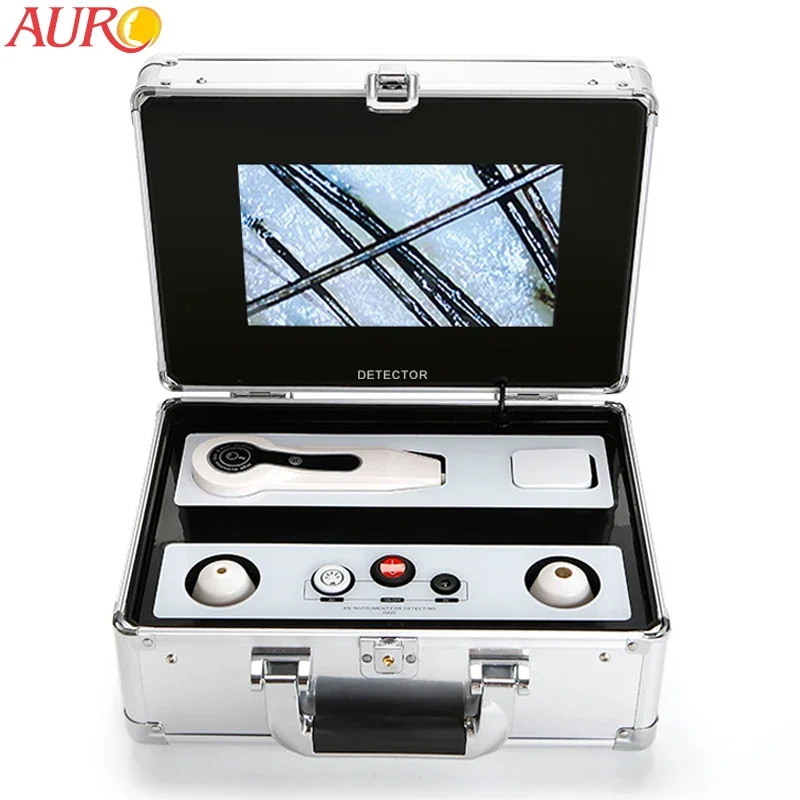 AU-958D Luxury skin analyzer machine facial skin and hair analyzer with 7 inch /9 inch Screen