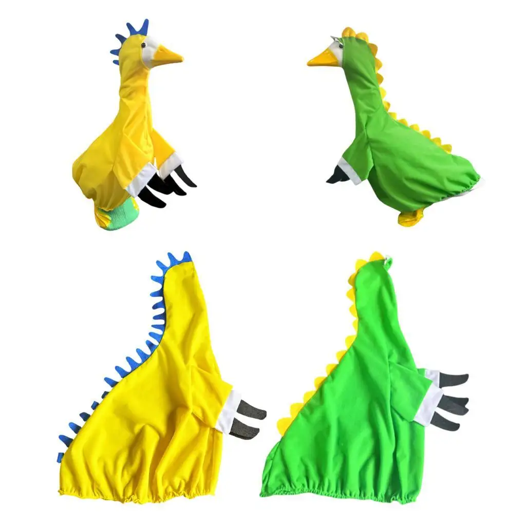 Dinosaur Goose Outfit Yard Statue Costume Patio Room Courtyard Balcony Outdoor Decoration Decorative Goose Clothing