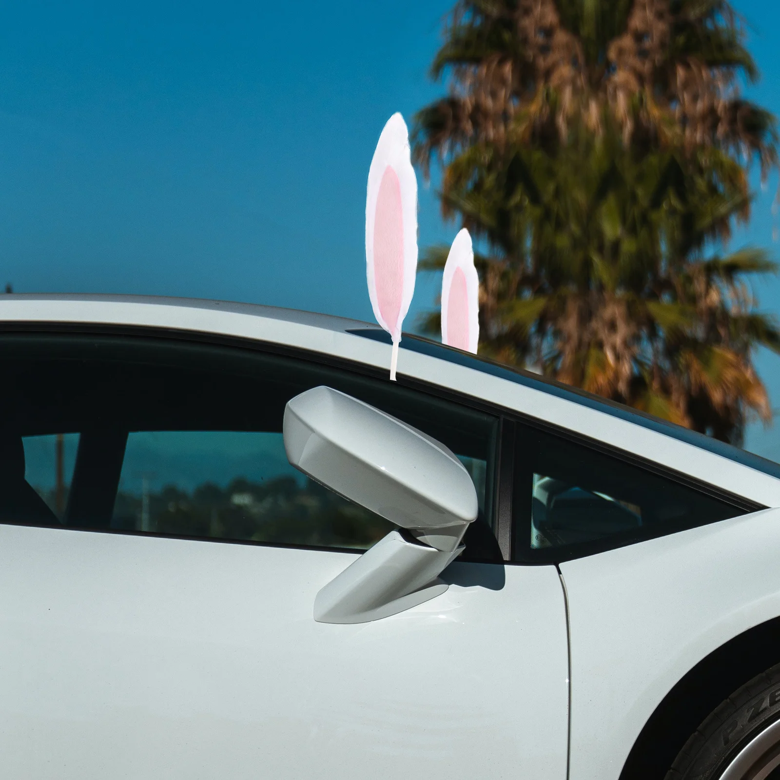 

1 set 1 Set Premium Fabric Rabbit Ears For Christmas Vehicles Durable Easy Install No Tools Needed Car Decorations For Christmas