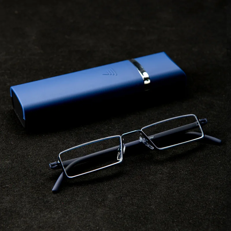 Metall Anti-blaues Licht Lesebrille Weitsichtige Brillen Männer Business Brillen Dioptrien 0 + 1,25 + 1,75 + 2,25 + 2,75 – Detail 5