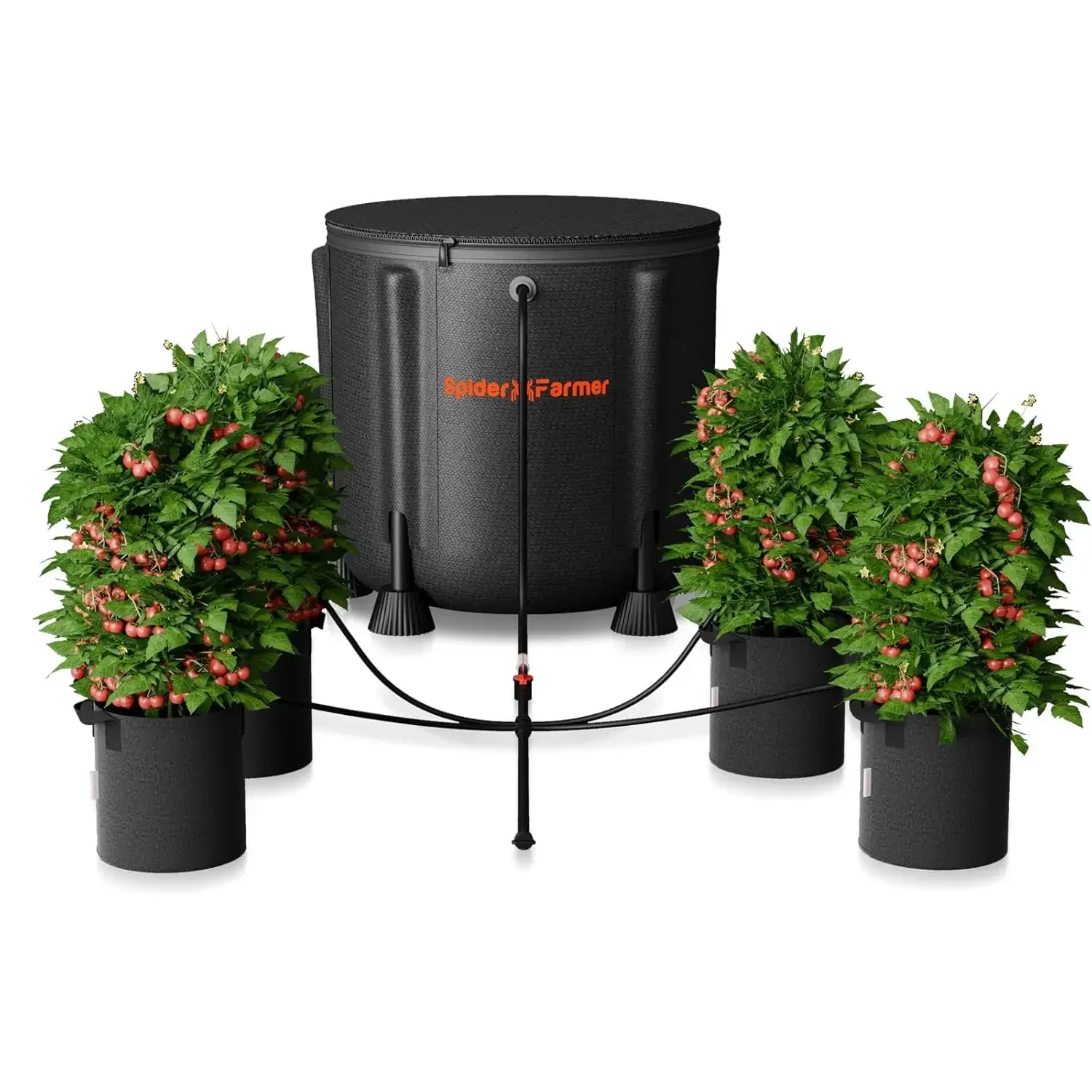 

13Gallon Bucket Auto Drip Irrigation Kit 25W Water Pump Low Water Level Sensor Indoor Automatic Watering System For Grow Tent Gr