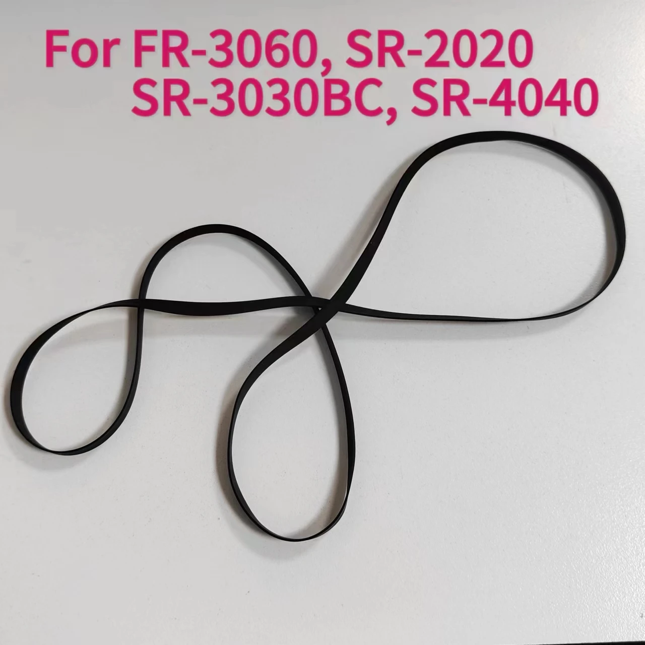 For Sansui FR-3060, SR-2020, SR-3030BC, SR-4040 Turntable Drive Belt Record Player Black Belt Repair