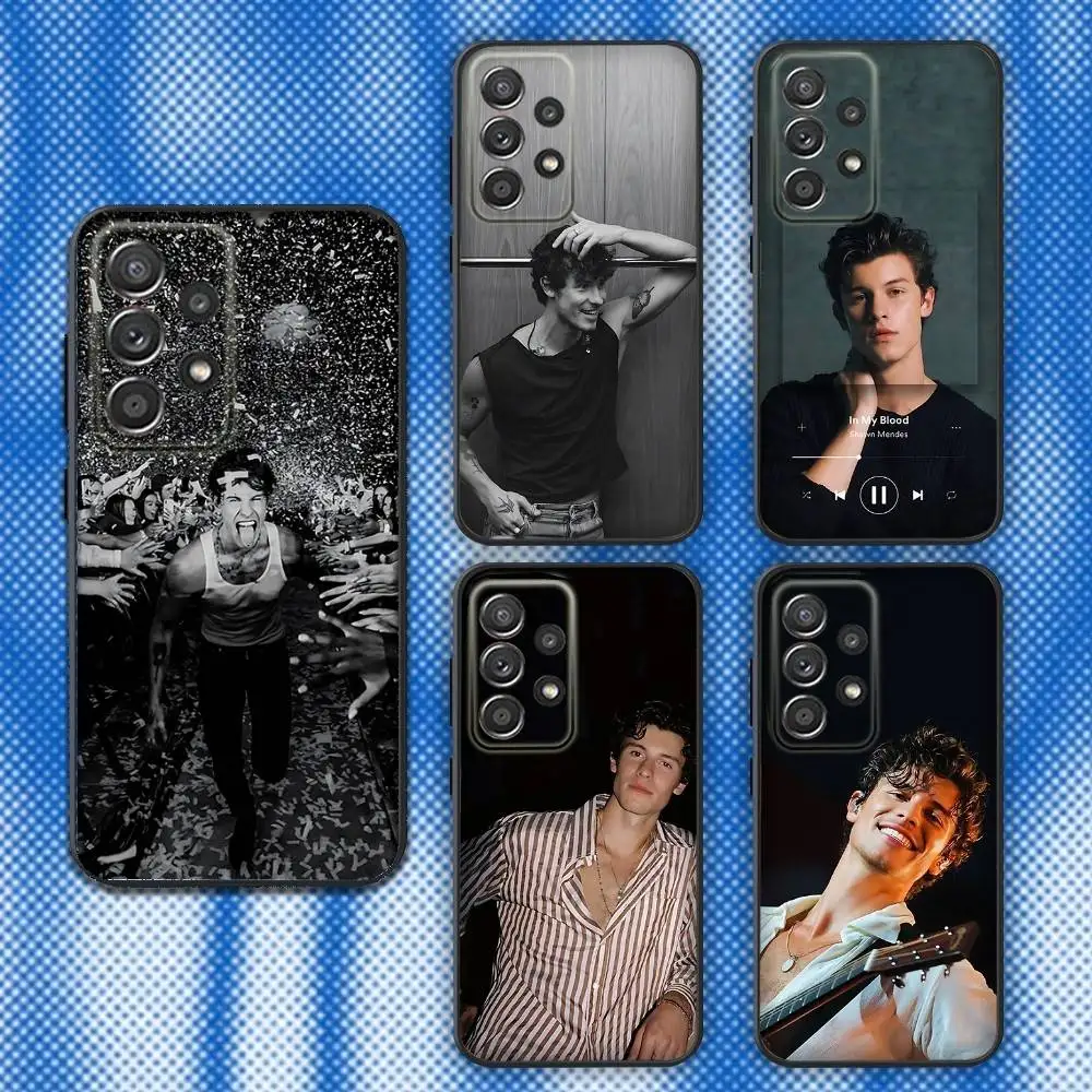 

Singer S-Shawn M-Mendes Phone Case For Samsung S25,S24,S21,S22,S23,S30,Ultra,S20,Plus,Fe,Lite,Note,10,9,5G Black Cover