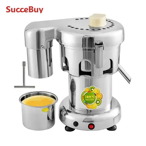 SucceBuy 370W Electric Juice Extractor Stainless Steel Commercial Fresh Juice Press Exprimidor Home Mini Juicer Squeezer Machine