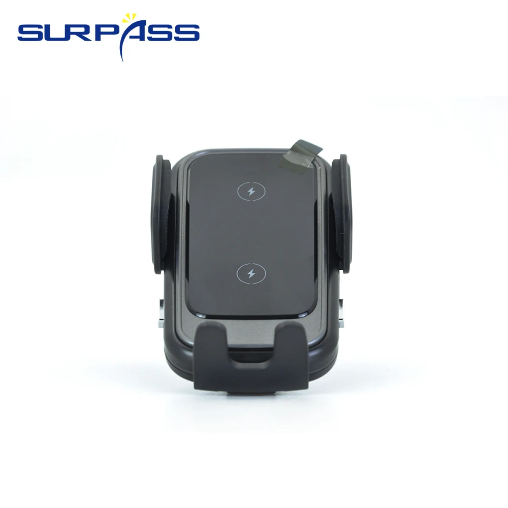 SURPSS magnetic 15W car wireless charger with maximum fast charging, automatic clamping phone holder, iPhone Samsung holder