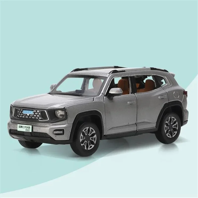 DARGO SUV 합금 자동차 모델 1:32 스케일 라이트 및 사운드 포함, 다이캐스트 메탈 오프로드 차량, 풀백 자동차 장난감 어린이 선물