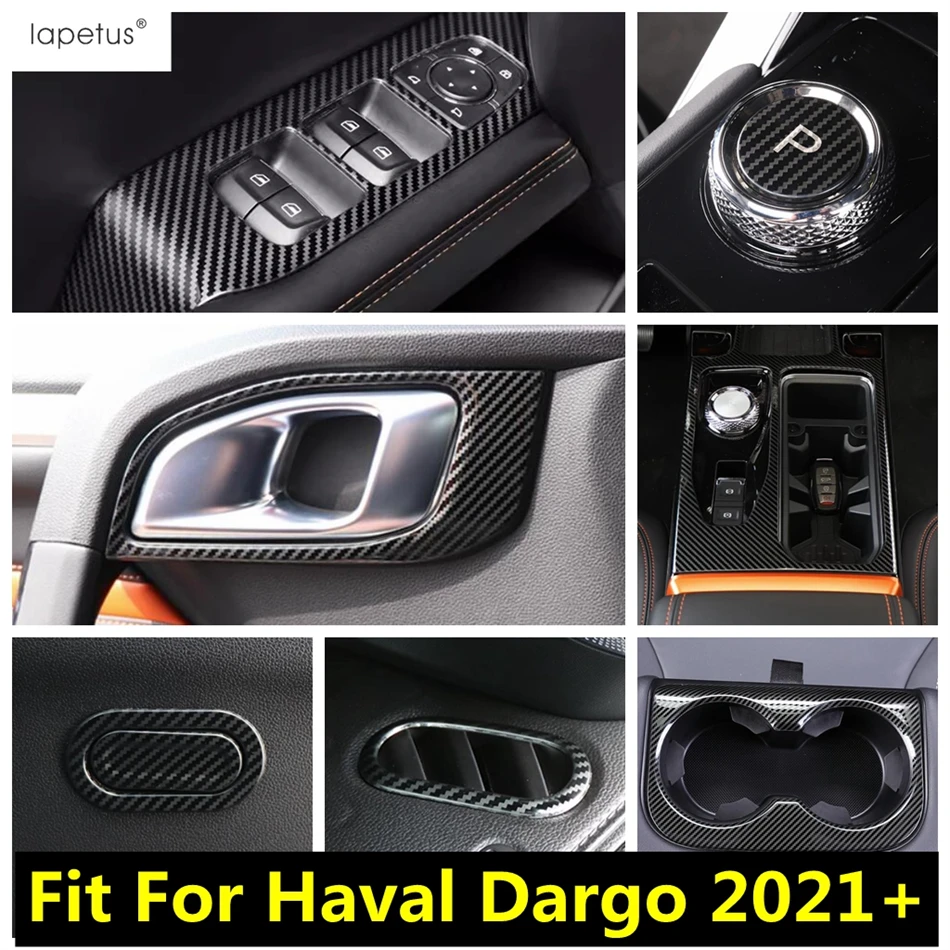 

Gear Shift Water Cup Panel / Window Lift / Dashboard Air AC Vent / Start Stop Cover Trim Accessories For Haval Dargo 2021 2022