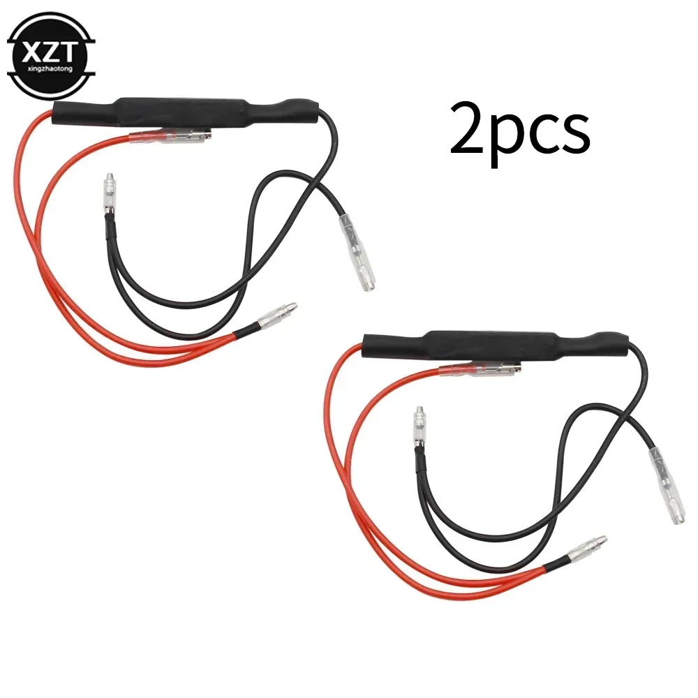 12V Universal Motorcycle Flasher LED Turn Signal Indicator Resistor Adapter Solution does not flash or Fast flash image 2