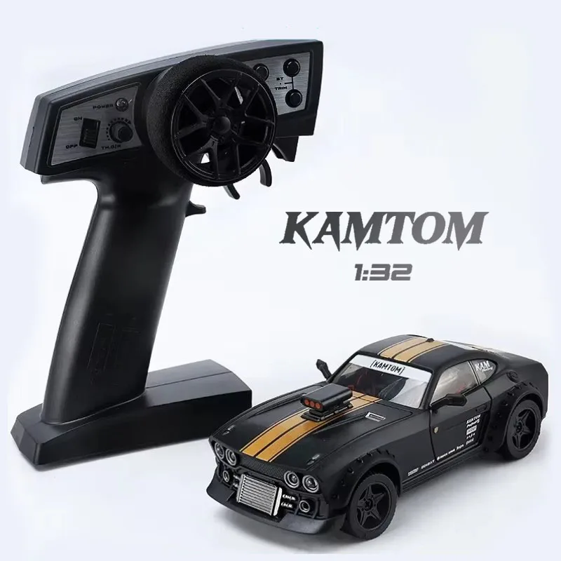 New Kamtom 1/32 Full Scale Rc Drifting Car With Gyroscope 4wd Rtr Car Model High Speed Racing Vehicle Toys For Birthday Gift