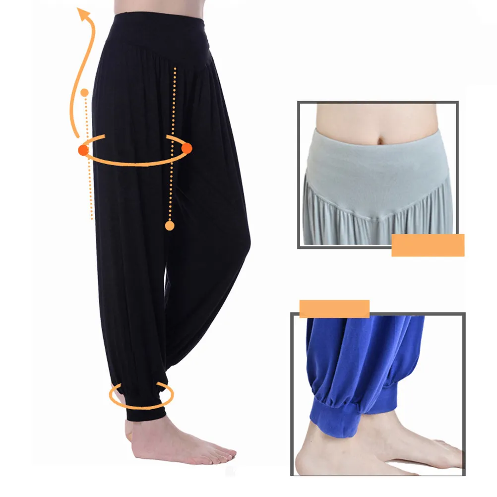 

Черные женские брюки для йоги XL, свободные, длинные, удобные, для занятий в спортзале, фитнеса, бега, повседневной носки, эластичные, легкие