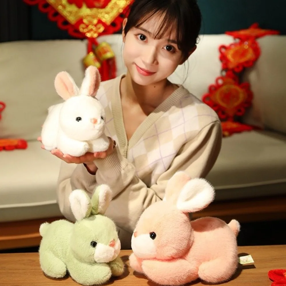 

Kawaii Simulated Rabbit Doll Cute Bunny Soft Fur Stuffed Plush Toy Appease Toy Sleeping Mate Children Plush Doll Baby Girls