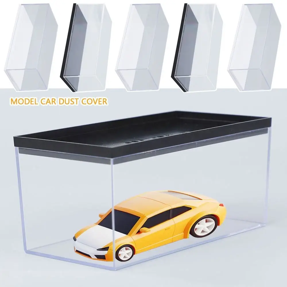 Practical 1/64 Diecast Model Car Display Box Transparent Acrylic Storage Box DIY Dustproof Display Frame Toy Figures