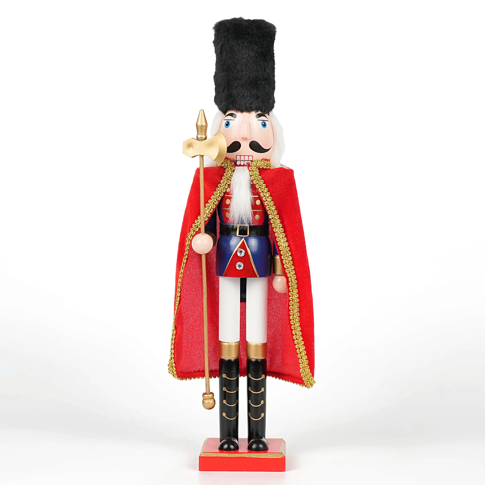 

2025 Nutcracker Soldier Christmas Decoration - Exquisite Handmade Design, Perfect Desktop Centerpiece for Holiday Decor