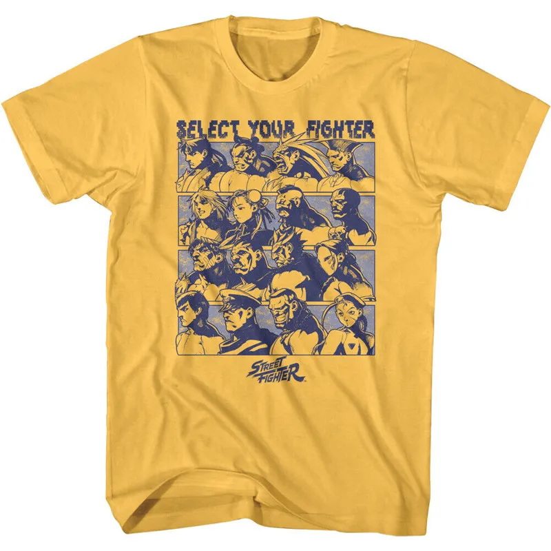 Street Fighter (1990s) - Champion Street Fighter Video Game Character Printable Men's Short-Sleeved T-Shirt
