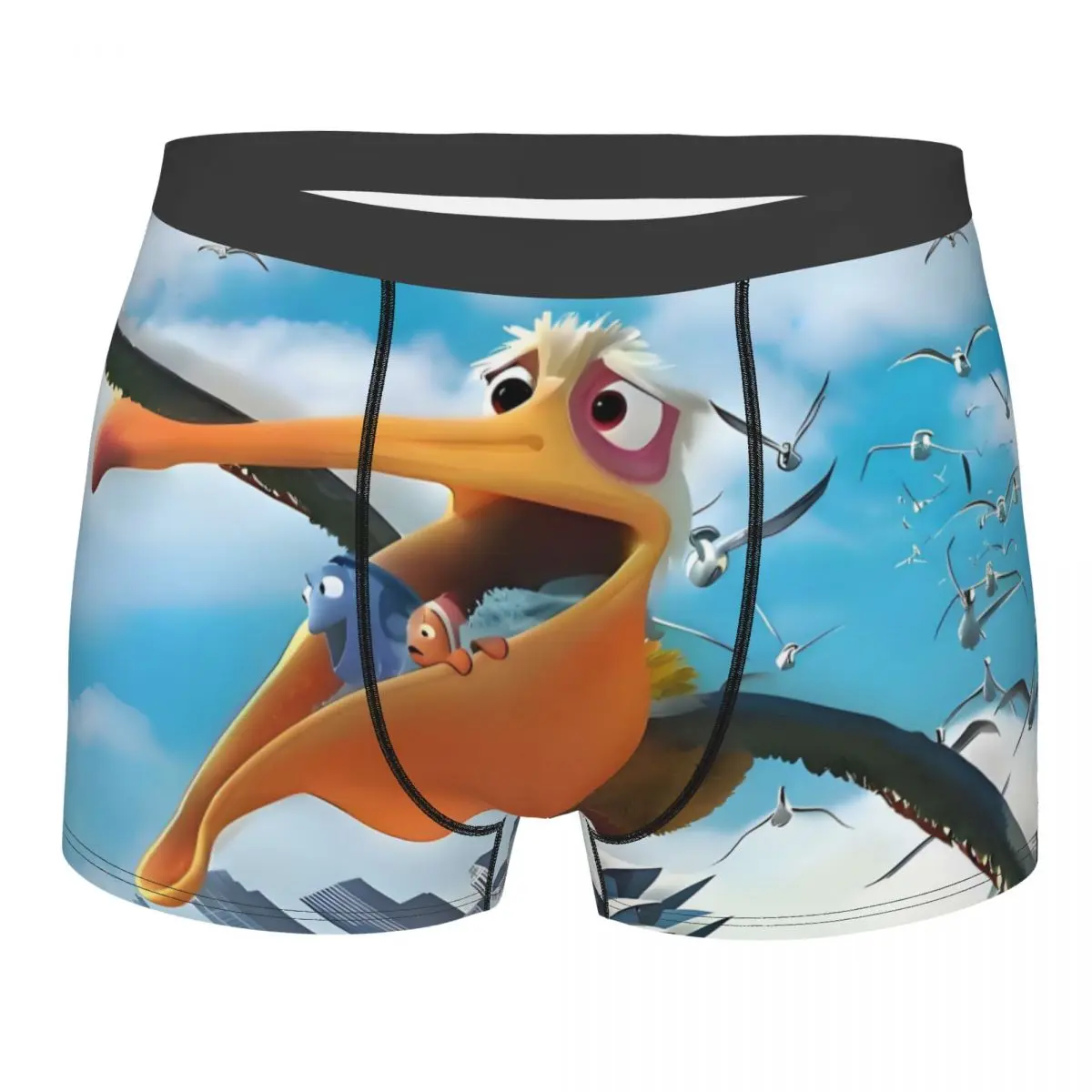 

Нижнее белье Nemo с героями мультфильмов, мужское эластичное аниме, комедийное приключенческое кино, трусы-боксеры, шорты, мягкие трусы для мужчин