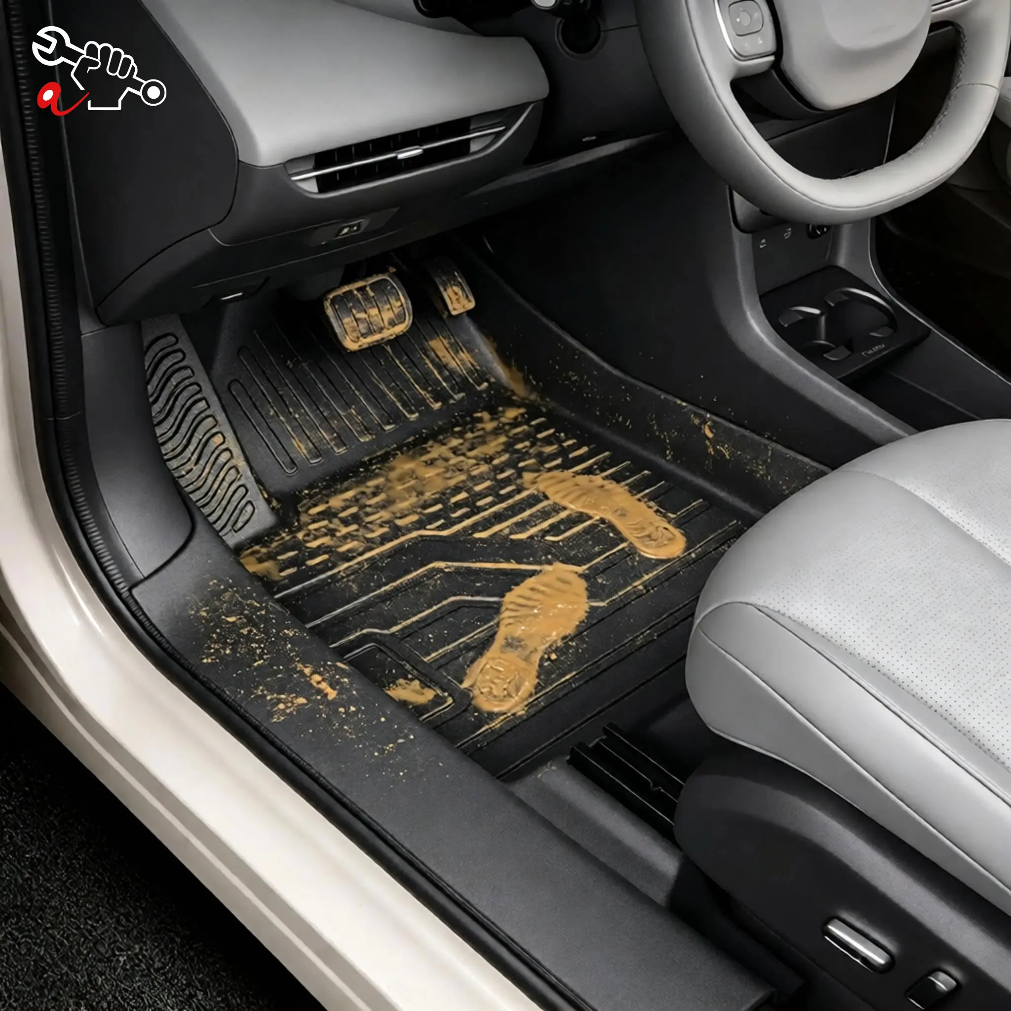 Left-Hand Drive Car Custom Fit Floor Mat For Dongfeng Nammi 06 VIGO 2025-2026 Waterproof Wear-Resistant Odorless Floor Liner
