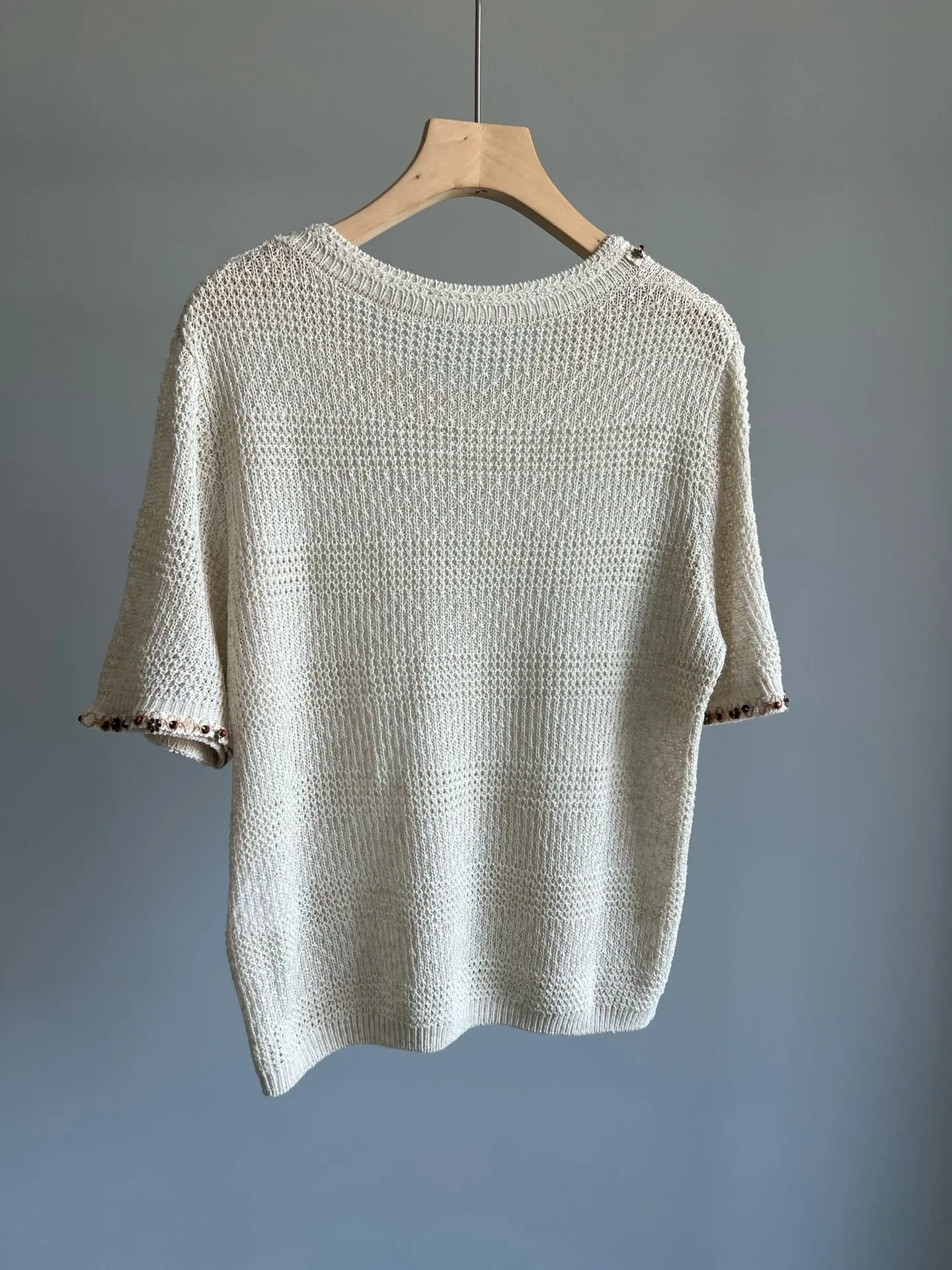 N Sle Vaion Oco out Lin Lyocell Respirável Frisado Or Sve Top T-shirt Malhas Mulheres Verão Casual