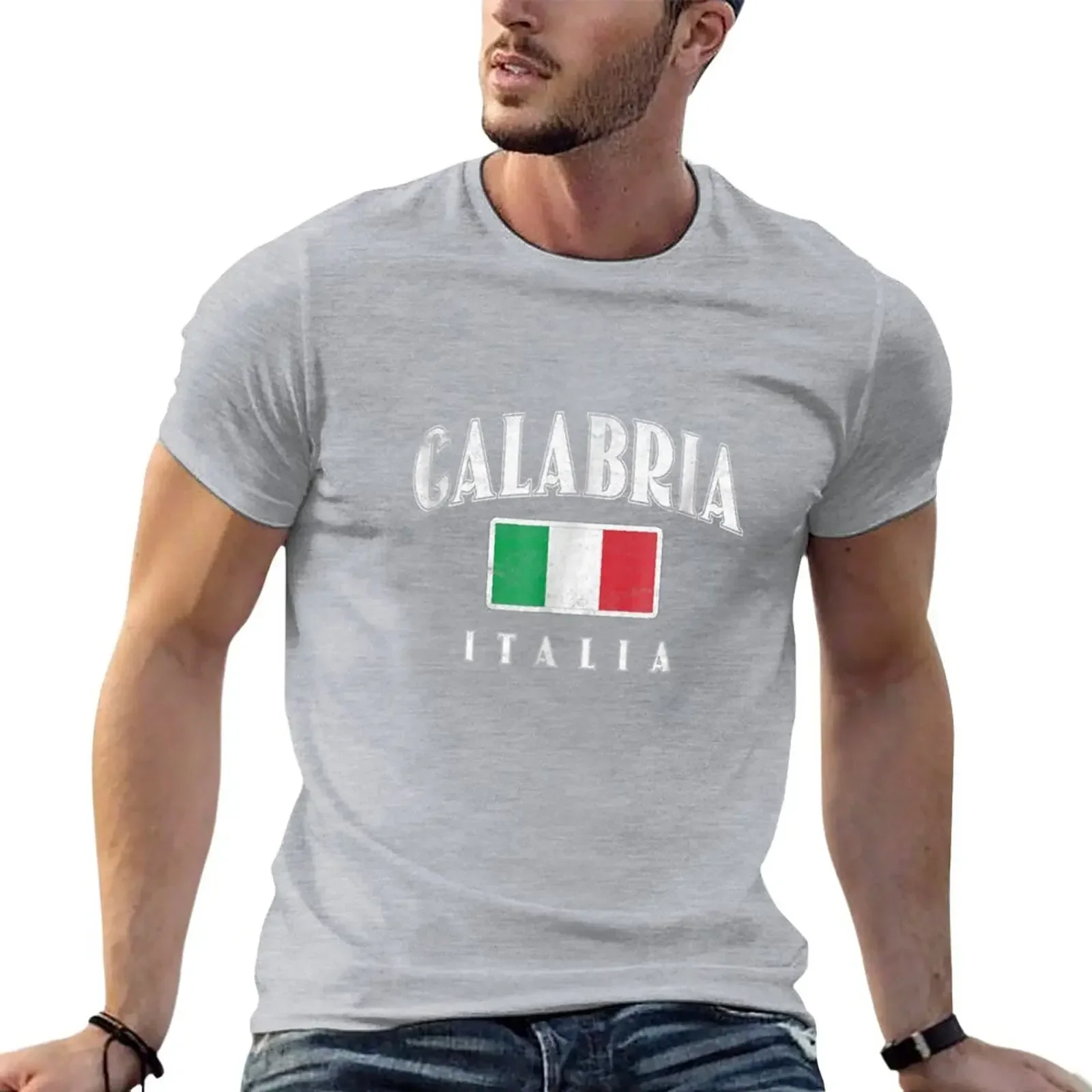 Cheavyweight streetwear Calabria Italy Italian Souvenir Italia Calabrese oversized kawaii clothes oversized t shirts for men