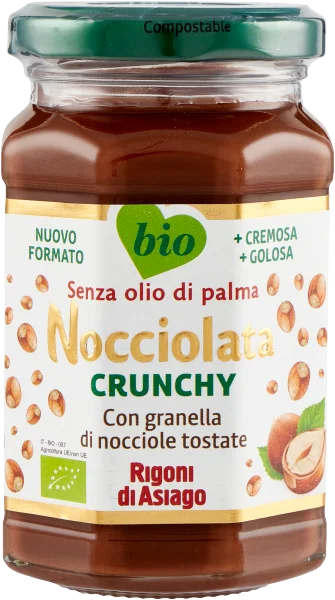 Nocciolata-Crema de avellanas BIO, 250g, Rigono Di Asiago
