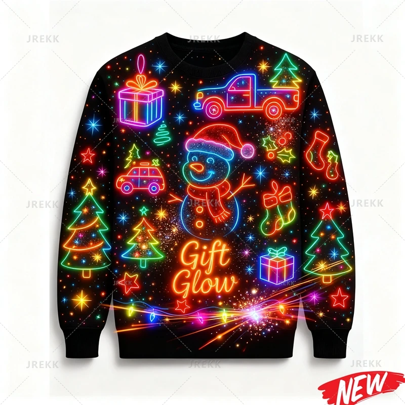 

Милый снеговик графический уродливый рождественский свитер мужской мультфильм 3d принт с Рождеством толстовка красочная праздничная вечеринка рождественская толстовка