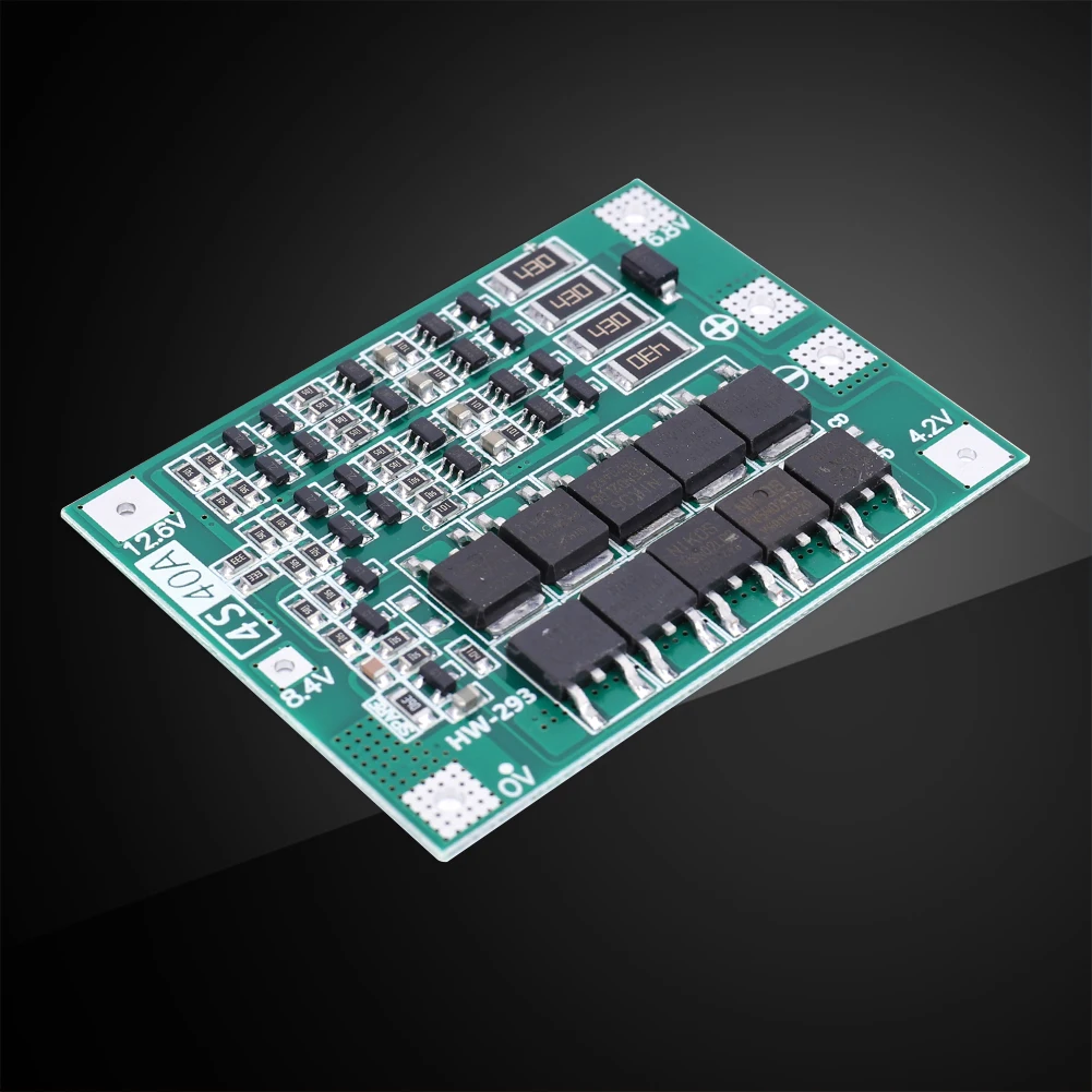 Lithium Ion Battery Charger Protection Board 3S/4S 5A 10A 20A 25A 40A 60A Li-ion Lithium Battery Charger Module for Drill Motor