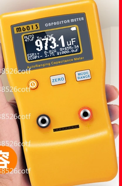 Capacitance meter M6013 high-precision 1% digital small automatic range tester 1pF-470F special model