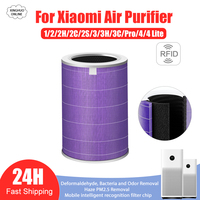 Air Filter For Xiaomi Mi Air Purifier 1 2 2H 2C2S 3 3H 3C 4 4Lite Pro Active Carbon HEPA PM2.5 Filter Anti Bacteria Formaldehyde