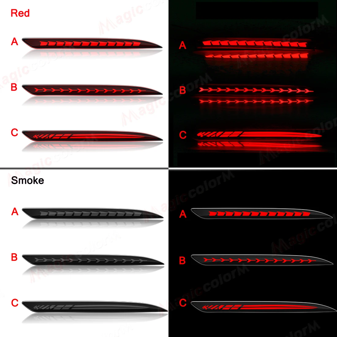 لجيلي Coolray Proton X50 2018 2019 2020 2021 مانع صدمات خلفي للسيارة عاكس أضواء الخلفية القيادة الديناميكية بدوره إشارة مصابيح الفرامل #2