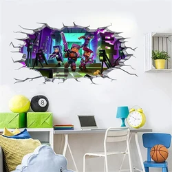 Cartoon  Games Wall Stickers For Kids Room Home Bedroom PVC Decor Cartoon Movie Mural Art Decals Gifts for children