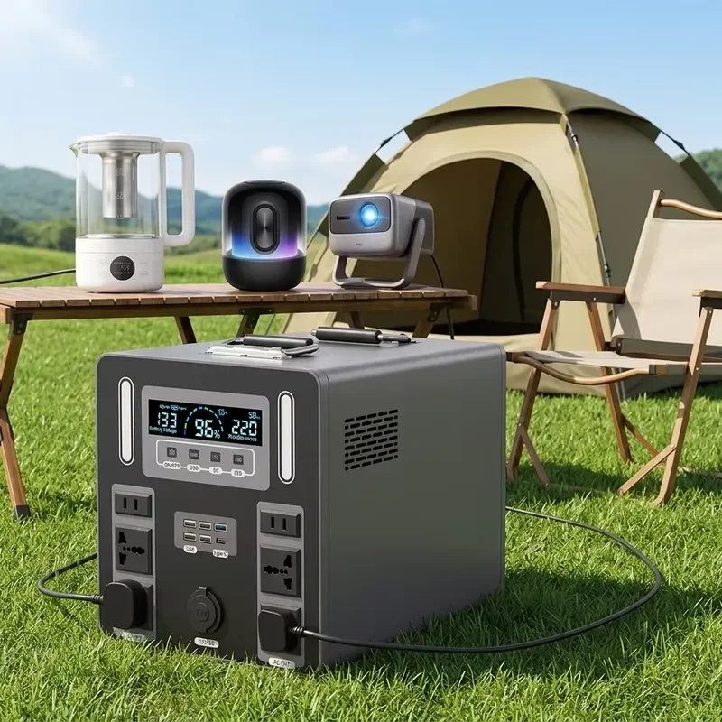 1500W 3000W Portable Solar Generator Home Camping Emergency Power Supply LiFePO4 UPS Outdoor Backup Battery Station