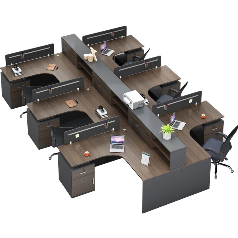 simple fashion  open office furniture work station modern furniture simple fashion desk table office staff desk home office