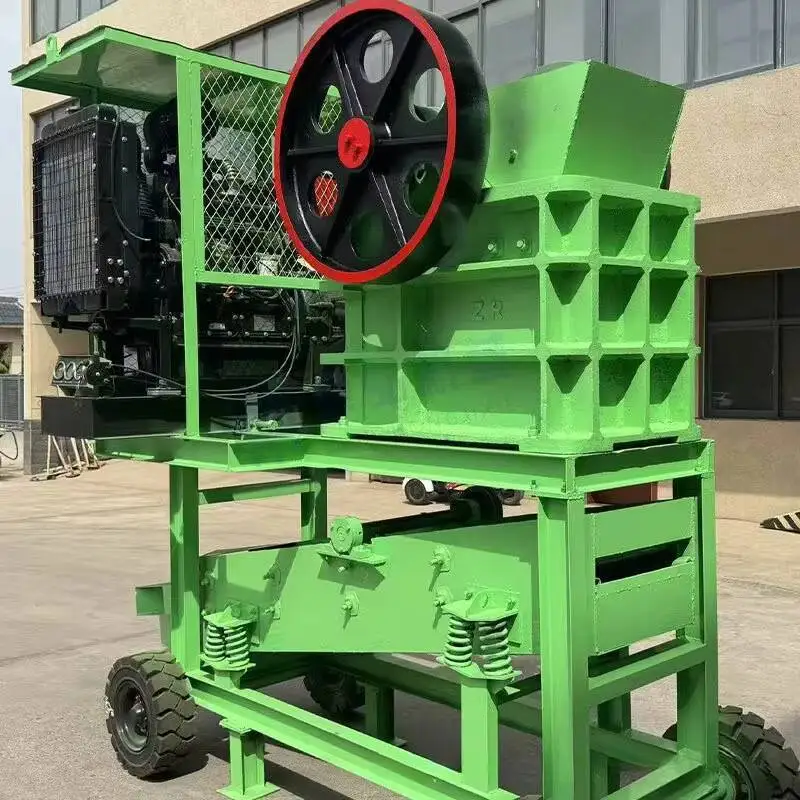 

Stone Jaw Crusher High Efficiency Crushing Industrial Construction Waste Mining Road Engineering