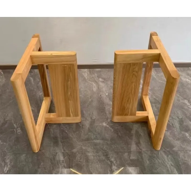 Factory Directly Solid Wood Leg for Dining Table New Design No Need Assembling Legs