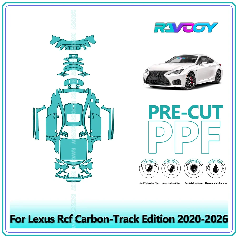 For Lexus RCF Carbon-Track Edition 2020-2026 Full Vehicle 8.5Mil Precut PPF Kit Paint Protection Film