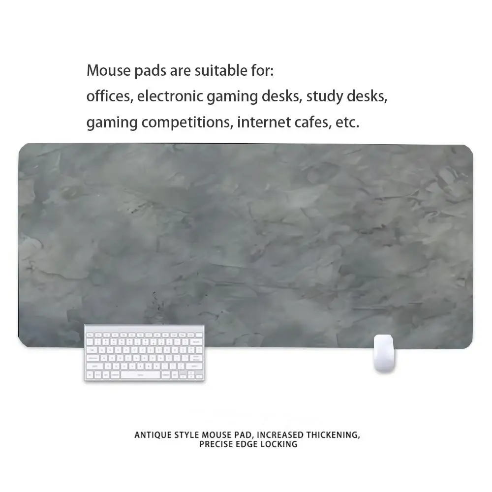 1 шт. игровой коврик для мыши cinza textura popular również acessórios de jogos xxl grande teclado desktop tapete escritório 900x400 stra