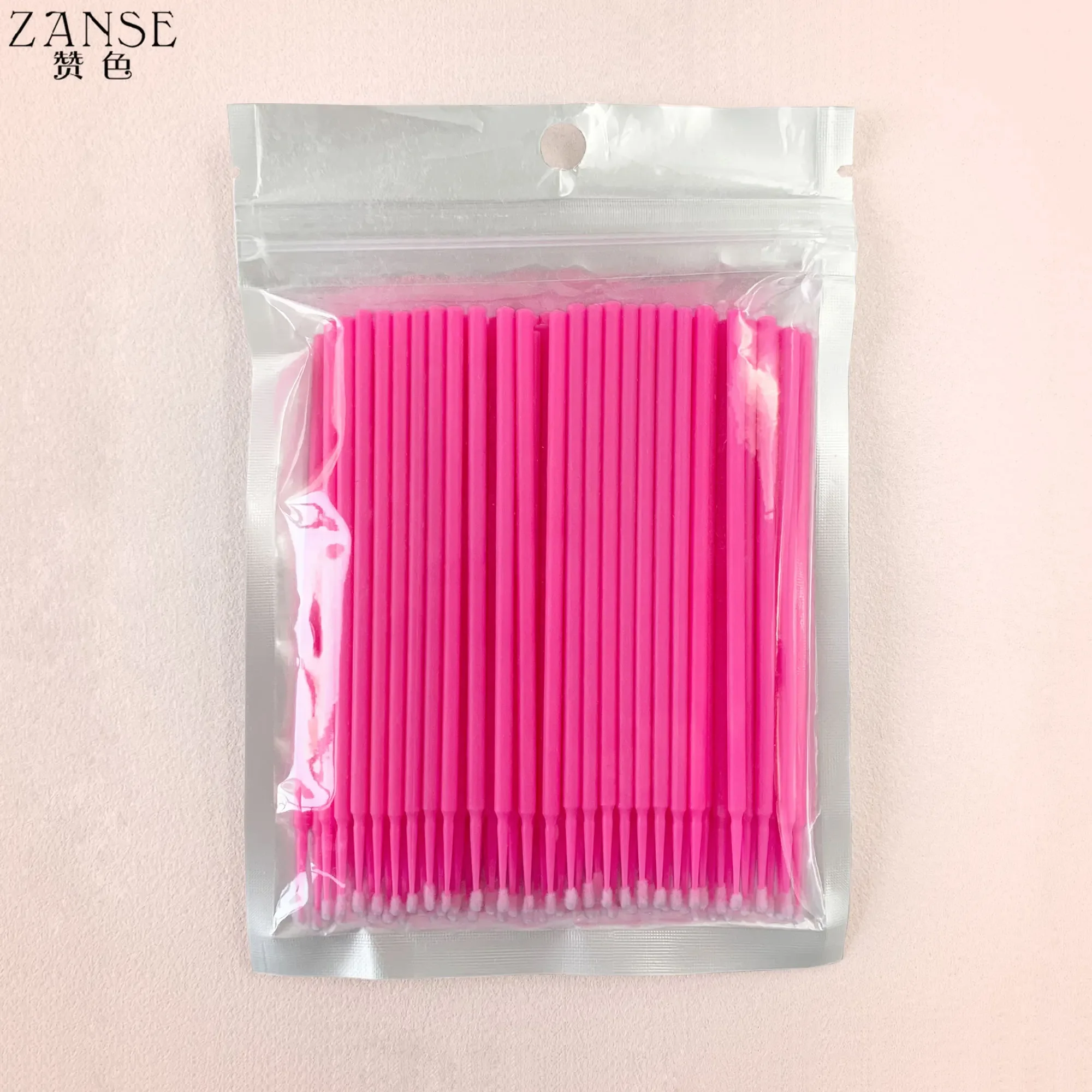 ZANSE100pcs Disposable Micro Brushes Eyelash Extension Swabs Grafting Lashes Cleaning Removal Swab Makeup Tools for Beauty