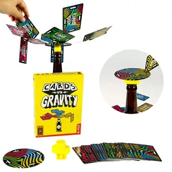 Party Game Anti-Gravity Card Balance Travel Game A Fun Card Stacking Game Perfect For Vacations And Camping 2-4 Players