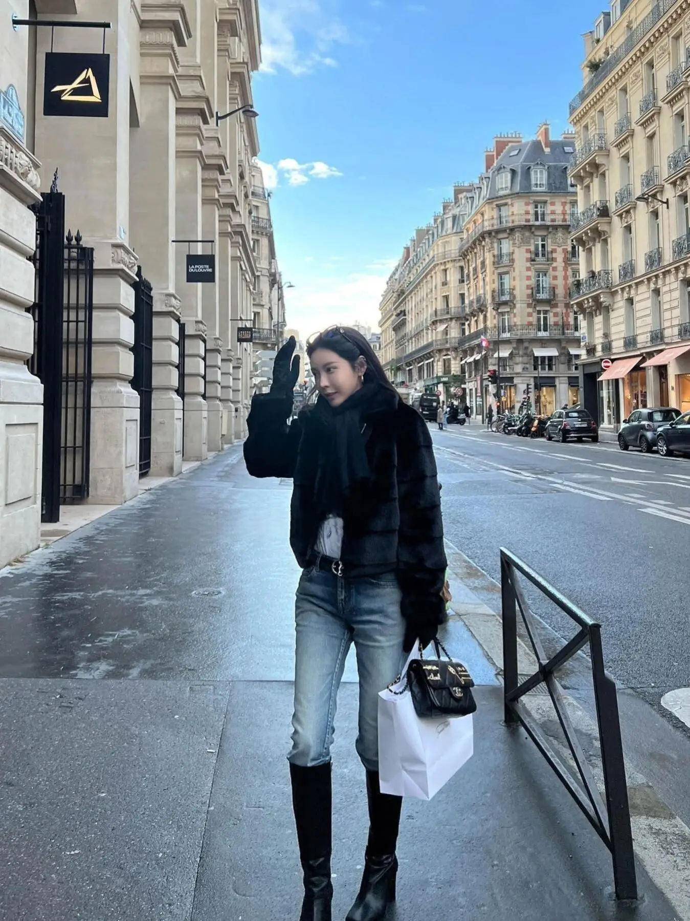 

Женские джинсы-карандаш с высокой талией, эластичные, винтажные, из денима, укороченные (9/10), весна-осень, хлопок, стрейч-деним